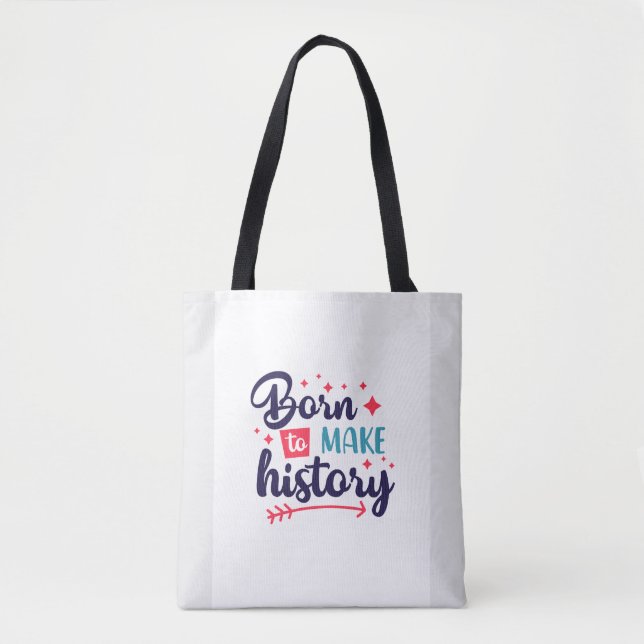 Nacido para hacer una bolsa de té con motivación h (Anverso)