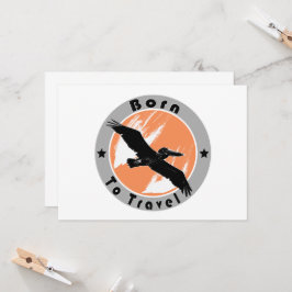 Nacido para invitación de viaje