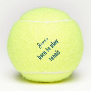 Nacido para jugar a la cita de la pelota de tenis