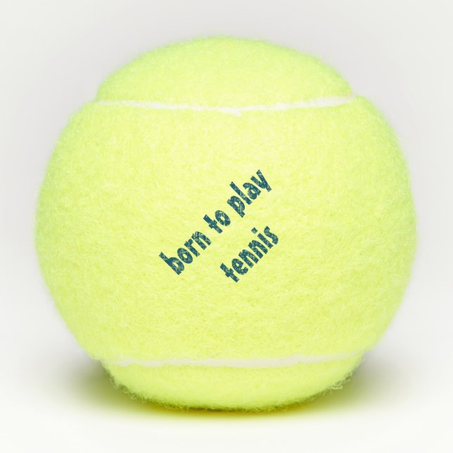 Nacido para jugar a la pelota de tenis (Penn) Ocea (Anverso)