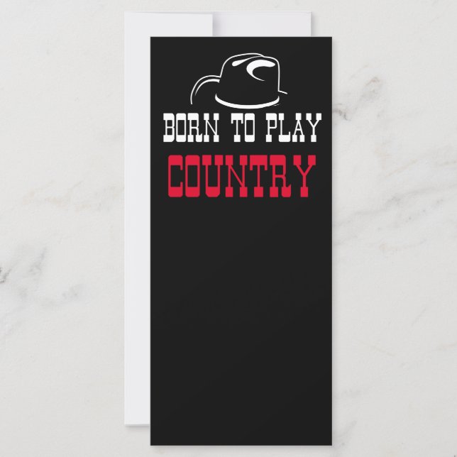 Nacido para jugar al campo (Anverso)