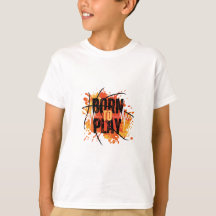 Nacido para jugar camiseta para niños