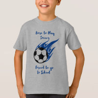 Nacido para jugar fútbol forzado a camiseta escola