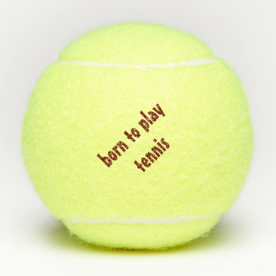 Nacido para jugar pelota de tenis (Penn) Rojo oscu