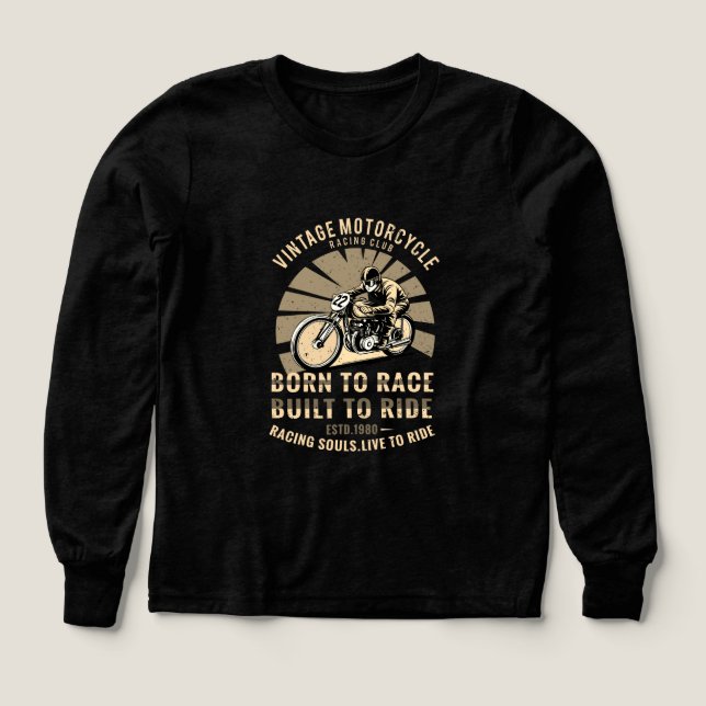 Nacido para la raza - Viajar con la camiseta desea (Diseño frontal)