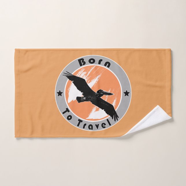 Nacido para la toalla de mano de viaje (Toalla de mano)