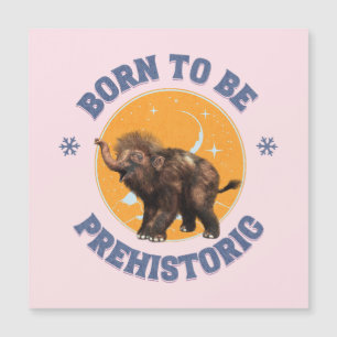 Nacido para ser bebé mamut lanudo prehistórico
