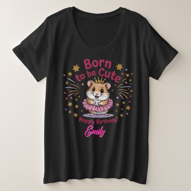 Nacido para ser Chica de cumpleaños de un martillo (Anverso del diseño)