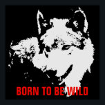 Nacido Para Ser Lobo De Arte Pop Motivacional Salv<br><div class="desc">Pintura digital - Aplausos de la computadora Wolf Arte Animal - Arte Pop universitario - Animales salvajes Grandes Imágenes Computadoras</div>