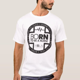 Nacido Para Ser Una Camiseta De Colores Claros De