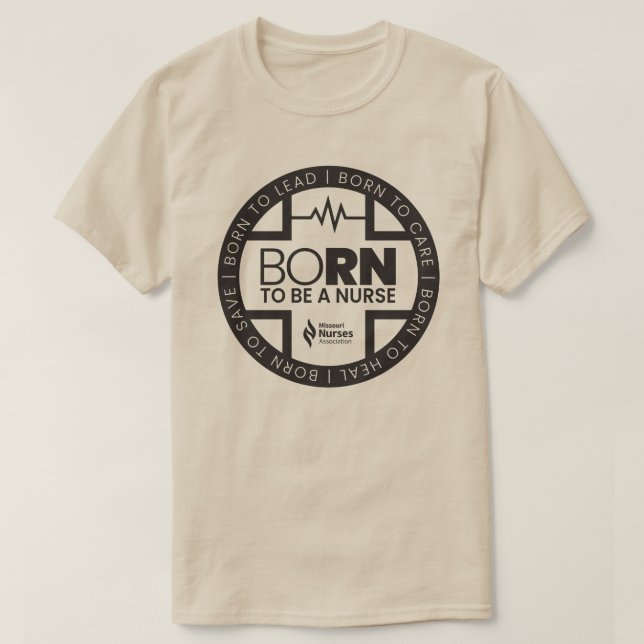 Nacido Para Ser Una Camiseta De Colores Claros De  (Diseño del anverso)