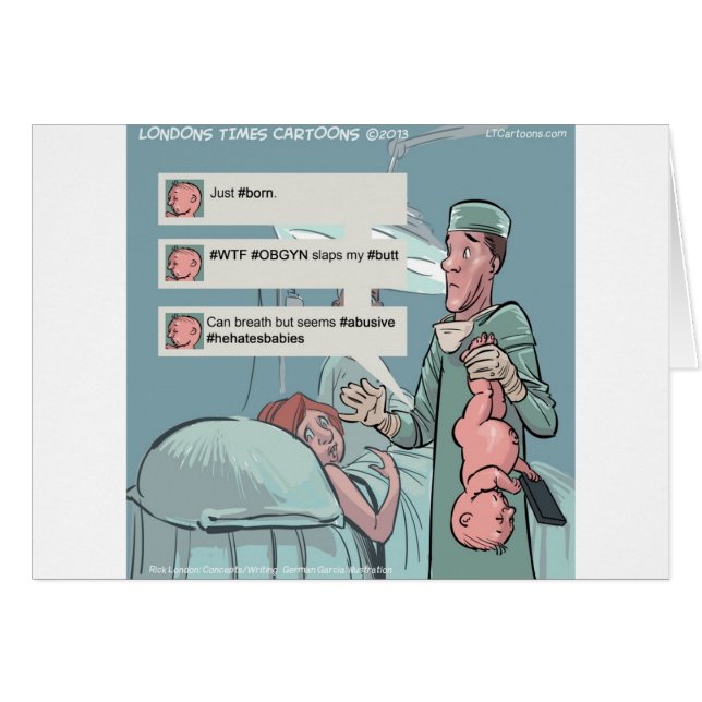 Nacido Para Twittear Dibujos Divertidos (Anverso (Horizontal))