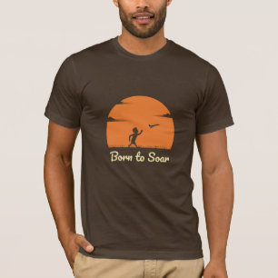 Nacido para volar - Inspiradora camiseta Retro Sun