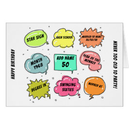 Nacido personalizado 1968 años - ESTA ES SU VIDA -