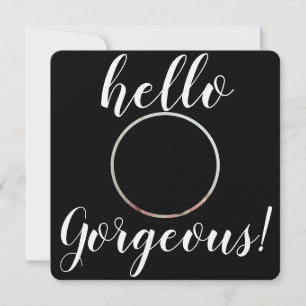 Nacimiento de la foto de Baby Girl Hello Gorgeous