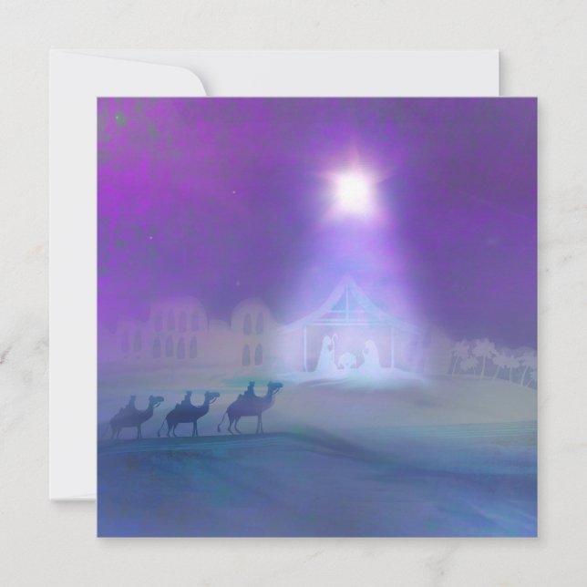 nacimiento de la invitación de Jesús (Anverso)