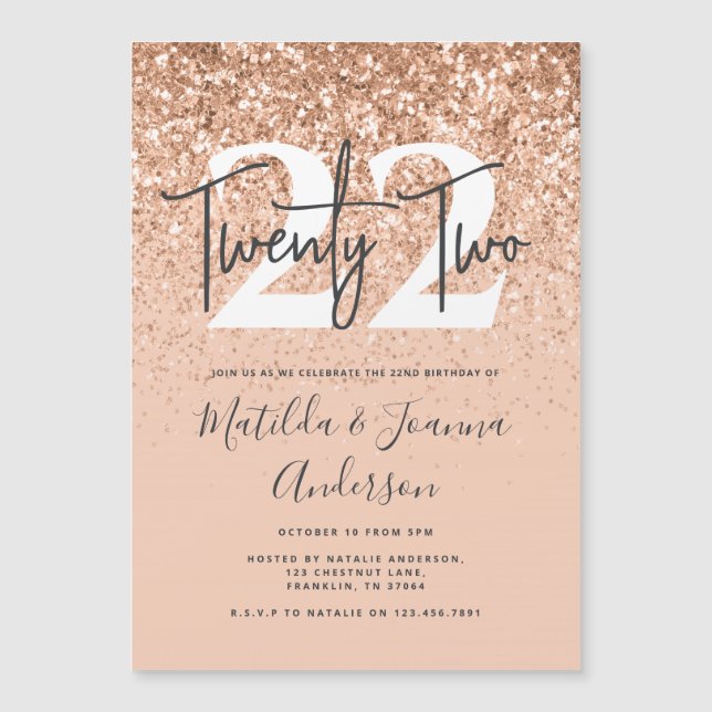 Nacimiento de la tipografía de purpurina de meloco (Anverso)