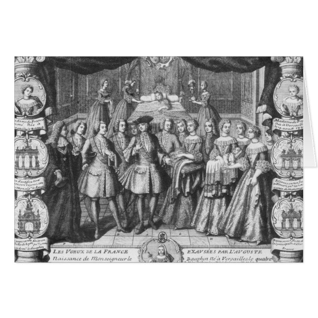 Nacimiento de Louis, delfín de Francia (Anverso (Horizontal))