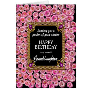 Nacimiento de nieta Daisies rosados