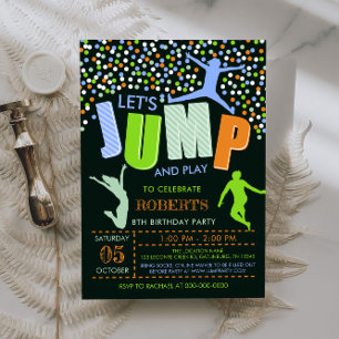 Nacimiento de salto de niño, Invitación de trampol