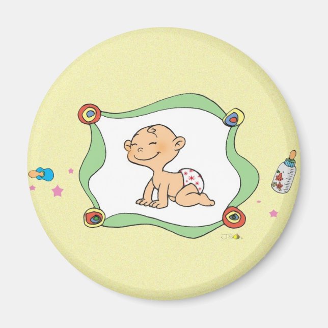 Nacimiento de un imán para bebés (Frente)