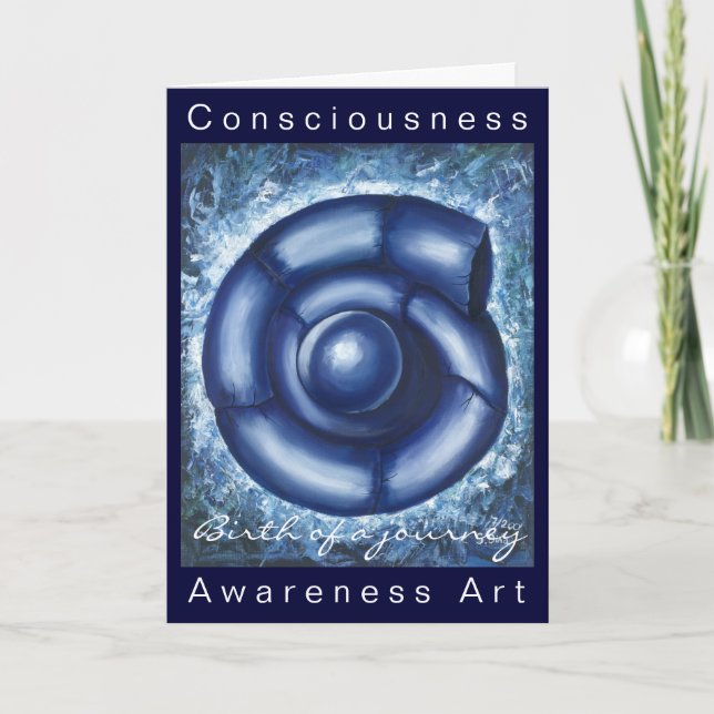 Nacimiento de un viaje, tarjeta (Anverso)