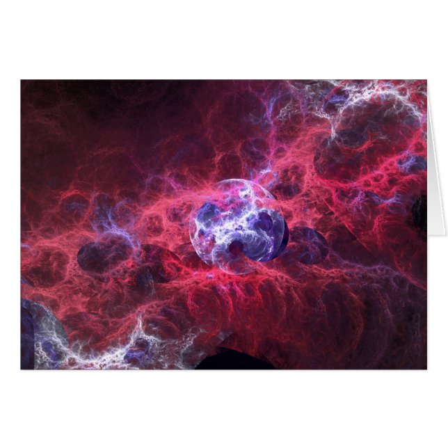 Nacimiento de una estrella Arte fractal (Anverso (Horizontal))