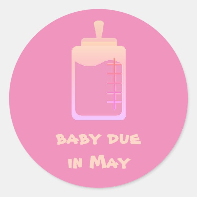 Nacimiento en mayo de pegatinas por dalDesignNZ (Anverso)