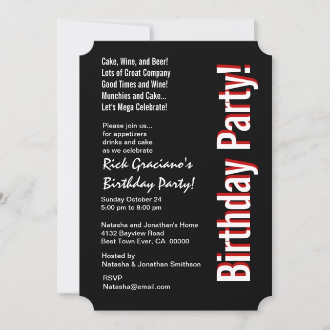 Nacimiento moderno en cualquier año, plantilla de  (Anverso)