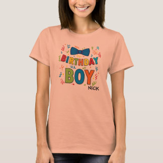 Nacimiento Niño Camisa fiesta Bow Tie y Confeti