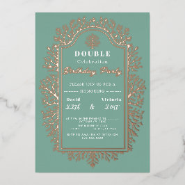 Nacimiento verde. Tarjeta de vacaciones de Relieve