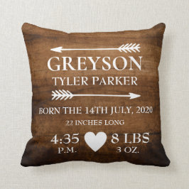 Nacimientos rusos personalizados: almohada de bebé