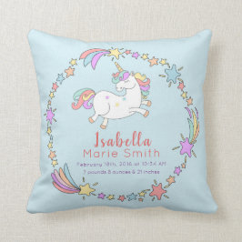 Nacimientos Unicornio: almohada de guardería