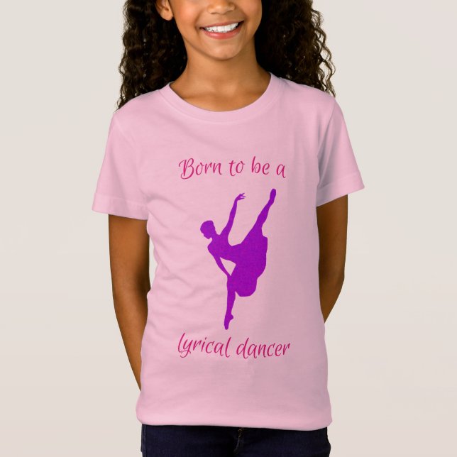 Nació para ser una camiseta de bailarina lírica (Anverso)