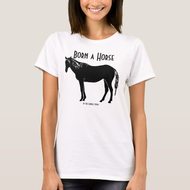 Nació una camiseta de caballo (Anverso)