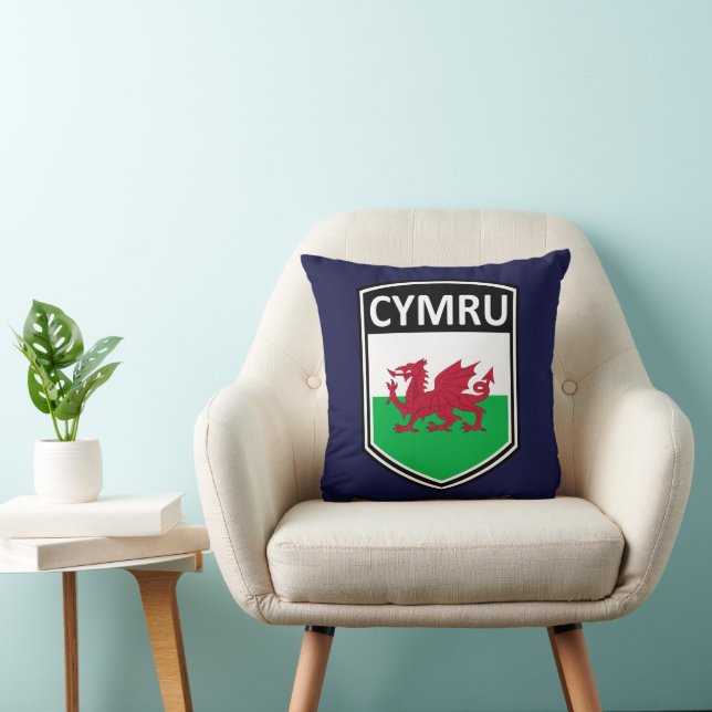 Nacional - Cojín decorativo Cymru (Silla)
