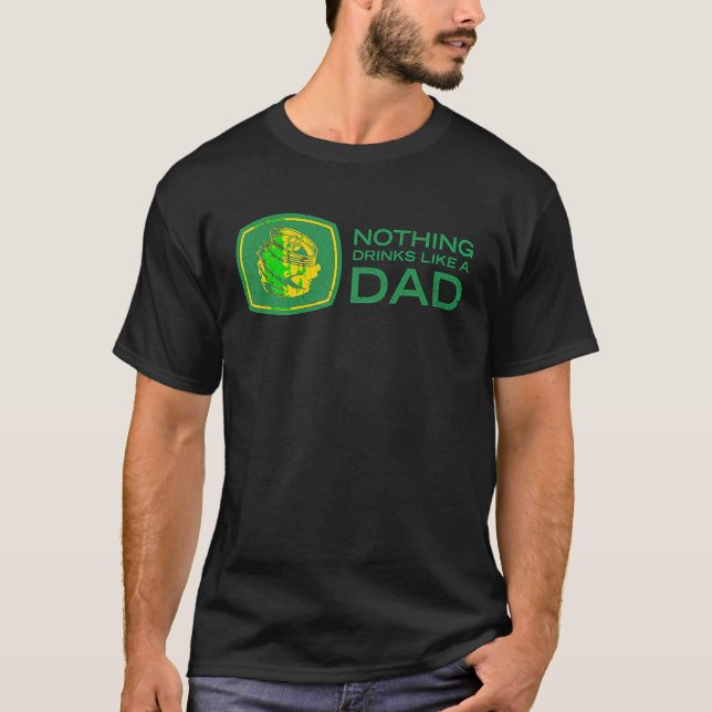 Nada Bebe Como Una Camiseta De Papá (Anverso)