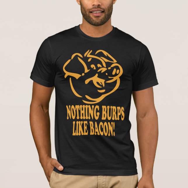 NADA BURPS COMO las camisetas de la camiseta del (Anverso)