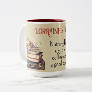 Nada como una taza de café y un buen libro