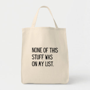 Nada de esta bolsa de cosas