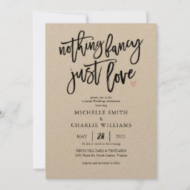 Nada de fantasía solo ama la invitación casual a l