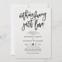 Nada de fantasía solo ama la invitación casual a l