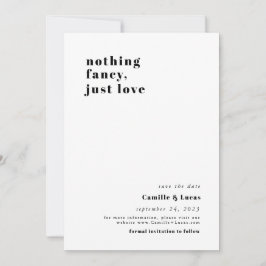 Nada de fantasía solo ama la moda Invitación a la