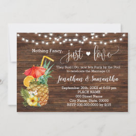 Nada Elegante Solo Amor Se Fugo Invitacion a Fiest