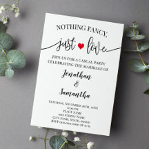 Nada Elegante Solo Invitación de Huida Simple de A