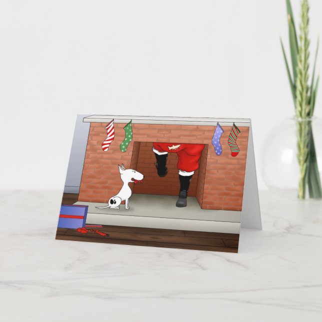 Nada empalma el navidad de bull terrier (Anverso)