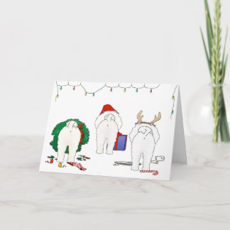 Nada empalma el navidad de un Bichon