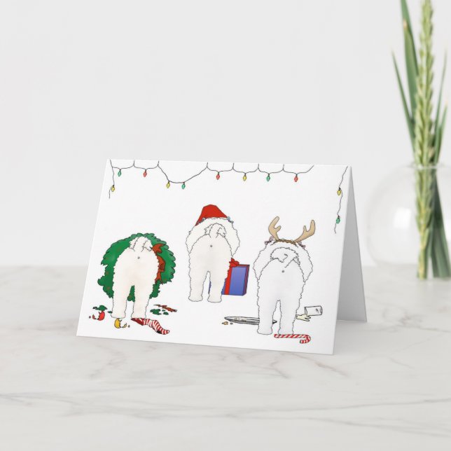 Nada empalma el navidad de un Bichon (Anverso)