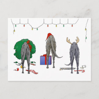Nada empalma el navidad de un Deerhound