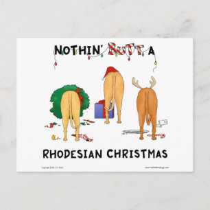 Nada empalma el navidad de un Rhodesian